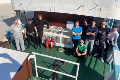 Vježba - požar na brodu 1